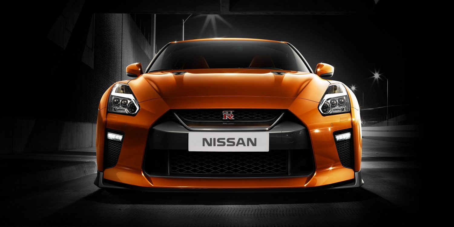 Nissan GT-R front fascia